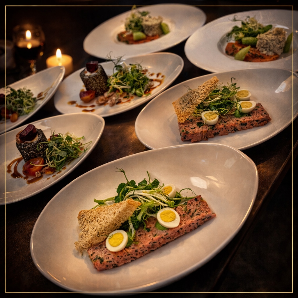 Award-Winning Gastronomy tasting plates