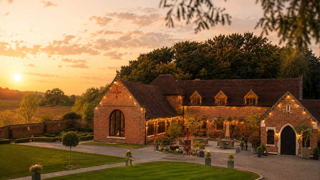 Nuthurst Grange Countryside Estate at Golden Hour